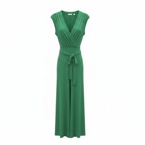 NY&Co Green Tie Waist Maxi